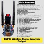ESP32 Wireless Analyzer | Wi-Fi/Bluetooth Penetration Tester with Rechargeable Battery
