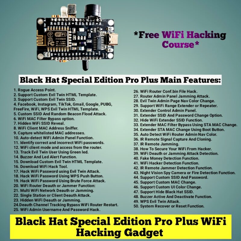 Black Hat Special Edition Pro Plus