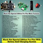 Black Hat Special Edition Pro Plus With Rechargeable Battery And Charging Module
